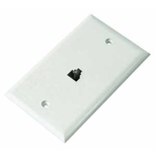 Wall Outlet, 1-Gang, White