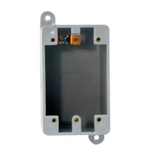 F Series Switch Box, 1-Gang, PVC