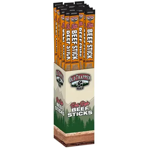 Old Trapper 30140T Deli-Style Beef Stick, Original, 1.75 oz