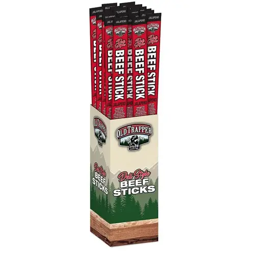 Old Trapper 30240T Old Traper Jalapeno Individual Deli Stick Jerky