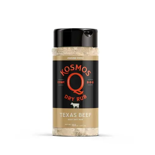 Kosmos Q KOS-TXBF-16OZ Texas Rub, Beef, 13.8 oz Shaker Can