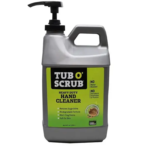 Hand Cleaner, Liquid, White, Mild Citrus, 0.5 gal Bottle