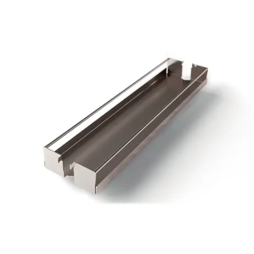 Metal Tray Set, for Dispensa Base Pull-Out II 83.8 mm 3 1/3" wide, silver Silver, powder-coated