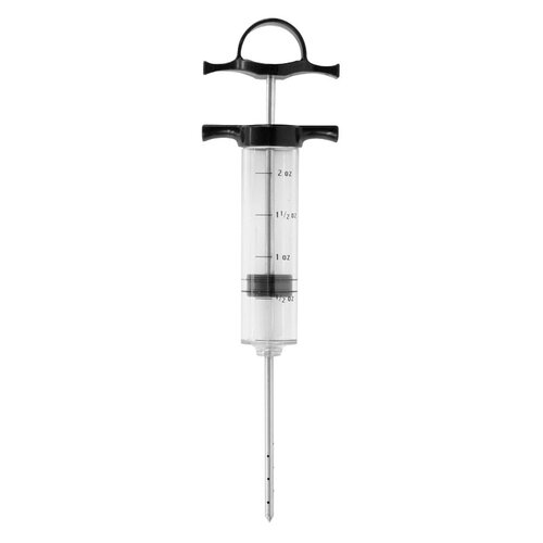 Seasoning/Marinade Injector, 2 oz Capacity, Oversized Needle