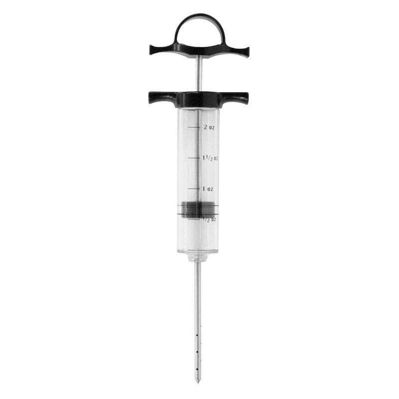 MR BAR BQ 40100Y Seasoning/Marinade Injector, 2 oz Capacity, Oversized Needle