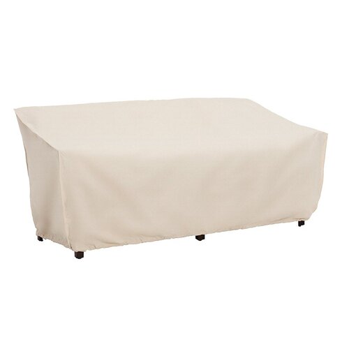 Mr Bar-B-Q 07840BB Sofa Cover, 86 in L, 35-1/2 in W, 39 in H, Polyester, Taupe, For: 86 in Sofas