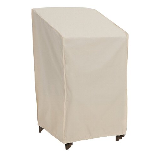 Mr Bar-B-Q 07839BBGD Stacked Chair Cover, 30 in L, 27 in W, 48 in H, Taupe