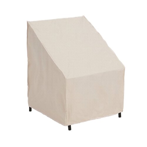 Mr Bar-B-Q 07834BBGD Patio Chair Cover, 33 in L, 33 in W, 28 in H, Polyester, Taupe