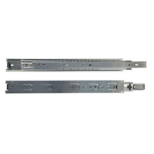 Drawer Slide 18" L Steel Full Extension Zinc-Plated Pair