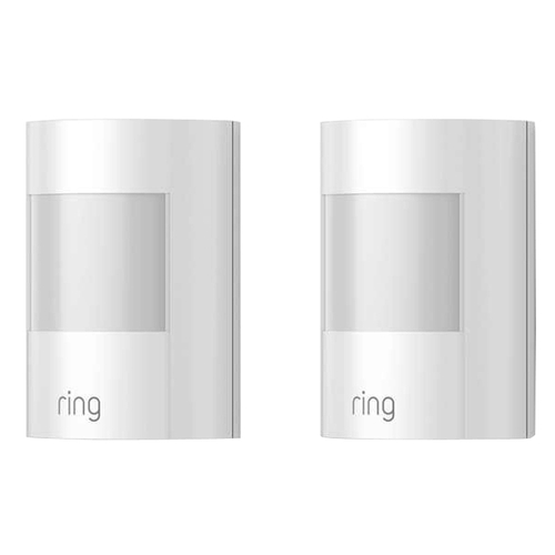 Ring 4XP1S7-OENO Alarm Motion Detector, 250 ft Detection, White - pack of 2