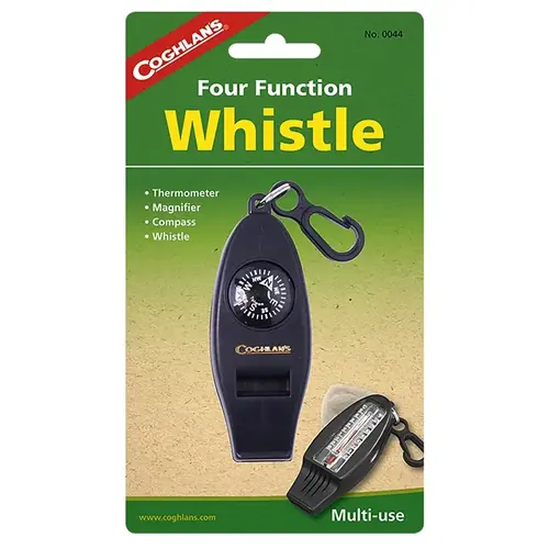 Whistle Black 6.875" H X 4.00" W X 0.75" L Black