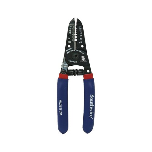 Wire Stripper 10-20 Solid and 12-22 Stranded AWG Blue