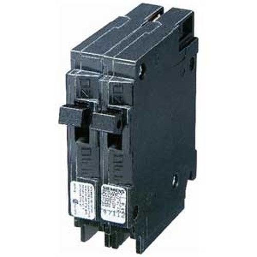 Circuit Breaker, Duplex, Mini, 20 A, 1 -Pole, 120/240 V, Fixed Trip, Plug Mounting