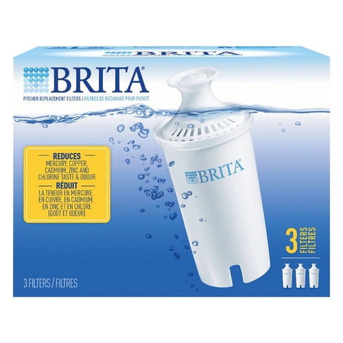 BRITA 635503PAK3 Replacement Filter, 3/PK - pack of 3