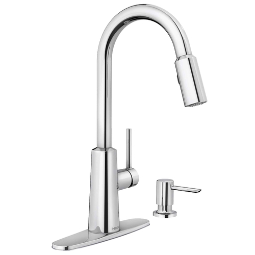 Moen 87066SRS Nori Series Kitchen Faucet, 1.5 gpm, 1Faucet Handle