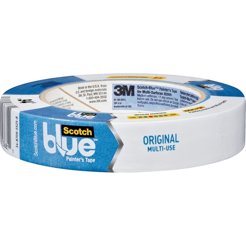 2090-24N Painter's Tape, 60 yd L, 0.94 in W, Blue