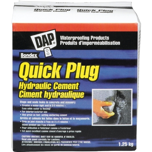 DAP 10060 Hydraulic and Anchoring Cement, Gray, Powder, 1.25 kg Box