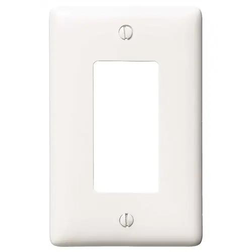 HUBBELL WIRING NP26W 1-Gang Decorator Wall Plate, White