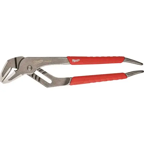 Plier, 12 in OAL, 2-1/4 in Jaw Opening, Red Handle, Comfort-Grip Handle, 1/2 in W Jaw