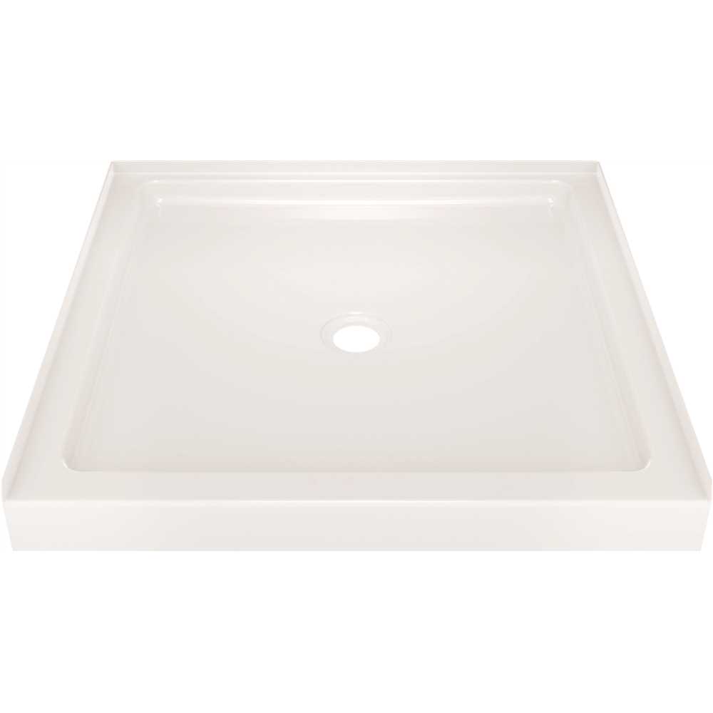 Delta 40054 Classic 400 36 in. x 36 in. Single Threshold Alcove Shower Base in High Gloss White