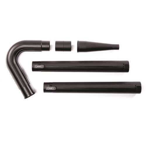 2-1/2 in. Gutter Cleaning Accessory Kit for RIDGID Wet/Dry Shop Vacuums Black