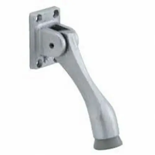 4" Kick Down Door Holder Aluminum Finish