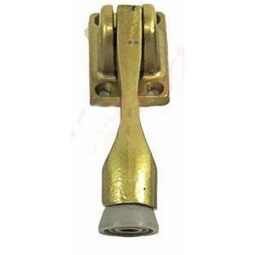 5" Kick Down Door Holder Dull Brass Painted Finish