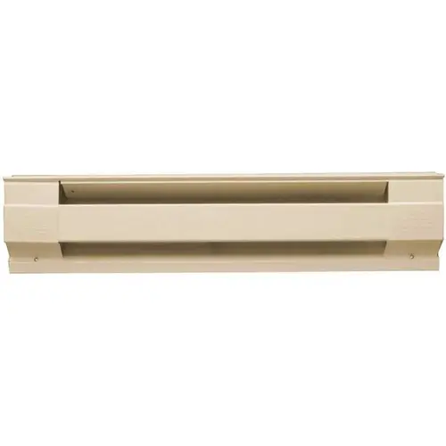 Cadet 8F2000A 96 in. 2,000-Watt 240/208-Volt Electric Baseboard Heater in Almond