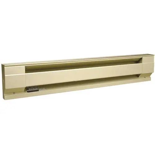 Cadet 6F1500A 72 in. 1,500-Watt 240-Volt Electric Baseboard Heater in Almond