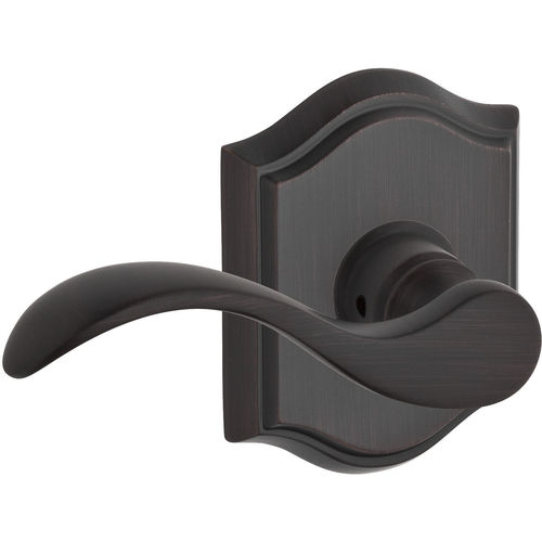 Half Dummy Left Hand Curved Lever and Traditional Arch Rose Venetian Bronze Finish