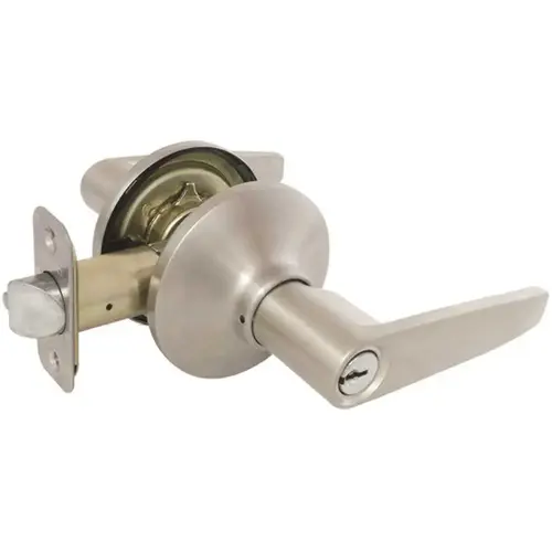 DEFIANT Olympic Stainless Steel Keyed Entry Door Lever