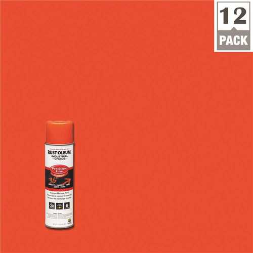 17 oz. M1600 System Precision Line Solvent-Based Alert Orange Inverted Marking Spray Paint