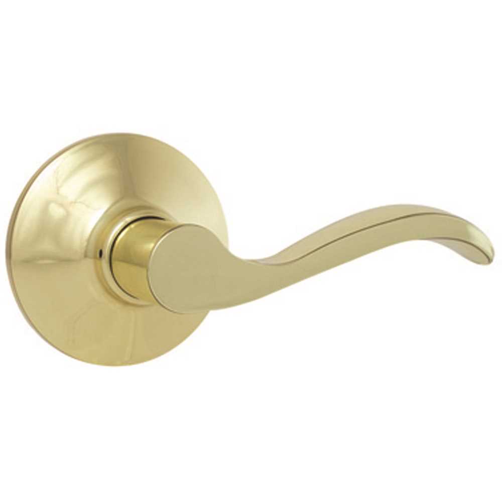 Defiant LYE703B Naples Polished Brass Passage Hall/Closet Door Lever