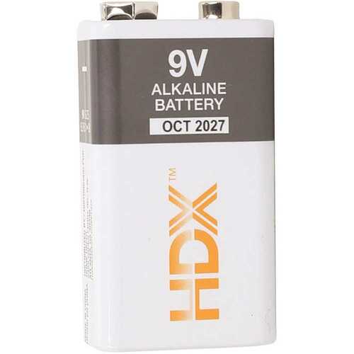 9-Volt Alkaline Battery - pack of 24