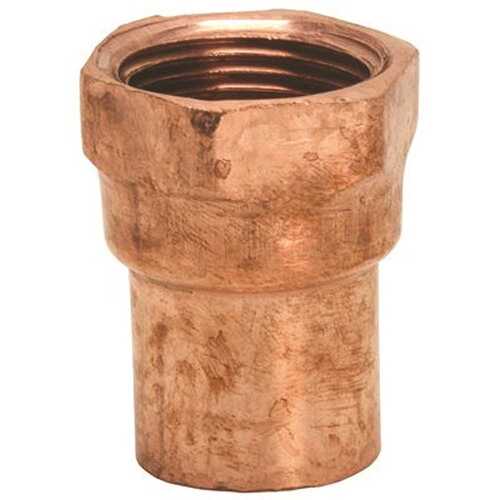 1 in. Copper Pressure Cup x MPT Male Adapter Fitting