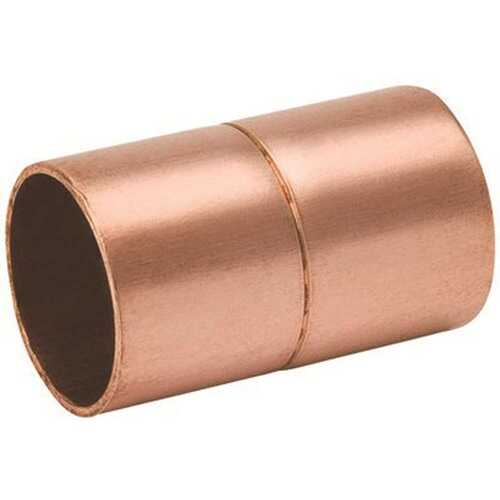 Streamline 3/4 in. Copper Coupling with Stop Fitting