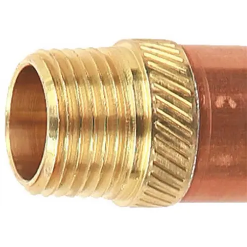 WOODFORD MFG. 19CP-8 1/2 in. x 1/2 in. Brass Sweat x MPT x 8 in. L Freeze-Resistant Anti-Rupture Sillcock Valve