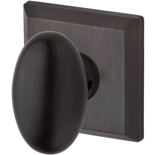 Half Dummy Ellipse Knob and Traditional Square Rose Venetian Bronze Finish