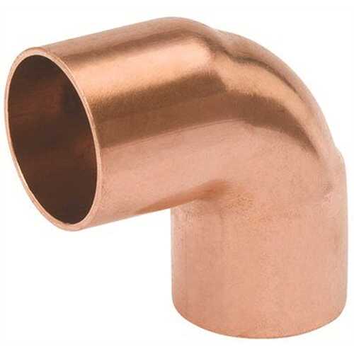 Streamline 1-1/4 in. Copper Pressure 90-Degree Cup x Cup Short Elbow Fitting