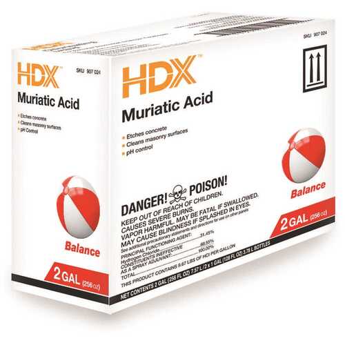 HDX 10031HDX 1 Gal. Muriatic AcidpH Adjuster