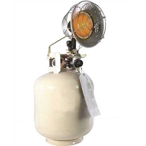 Mr. Heater MH15T Tank Top 15,000 BTU Radiant Propane Space Heater Metallics