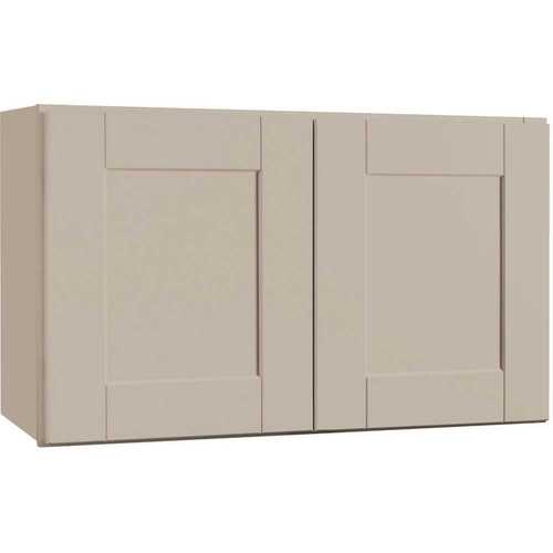 Shaker Assembled 30x18x12 in. Wall Bridge Kitchen Cabinet in Dove Gray