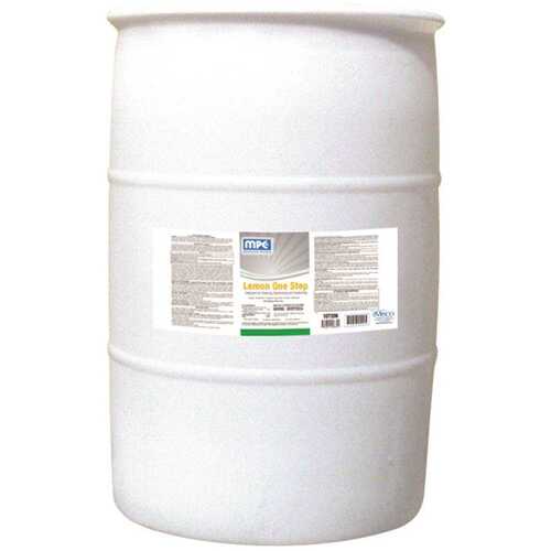 55 Gal. Lemon One Step Heavy Duty Cleaner & Disinfectant Yellow