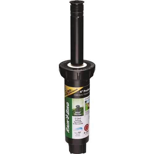 1800 Series 4 in. Pop-Up PRS Sprinkler, 0-360 Degree Pattern, Adjustable 8-15 ft