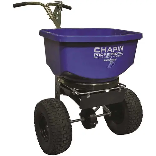 Chapin International 82108B Professional Salt & Ice Melt Spreader, 100 Lbs.