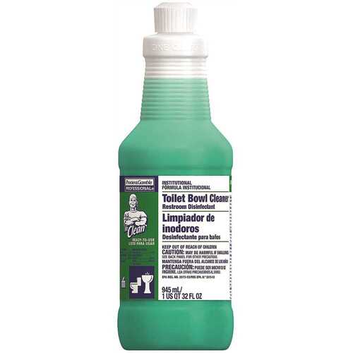 32 oz. Professional Square Bottle Liquid Toilet Bowl Cleaner/Restroom Disinfectant