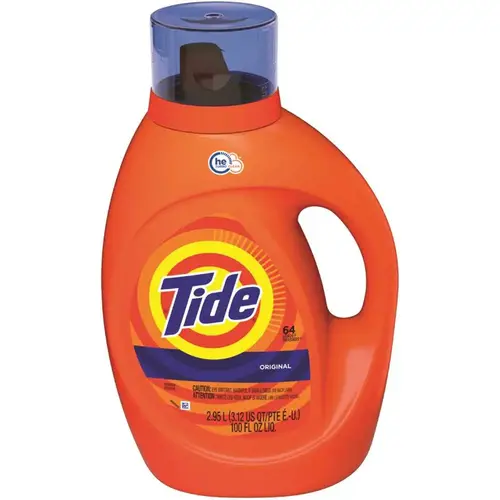 TIDE 003700008886 100 oz. Original Scent HE Liquid Laundry Detergent (64 Load) Blue