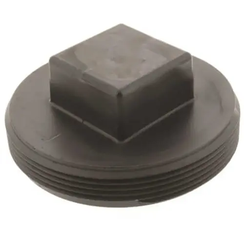 VPC 33-LN106R-040B 4 in. ABS Plastic DWV MIPT Cleanout Plug Fitting Black