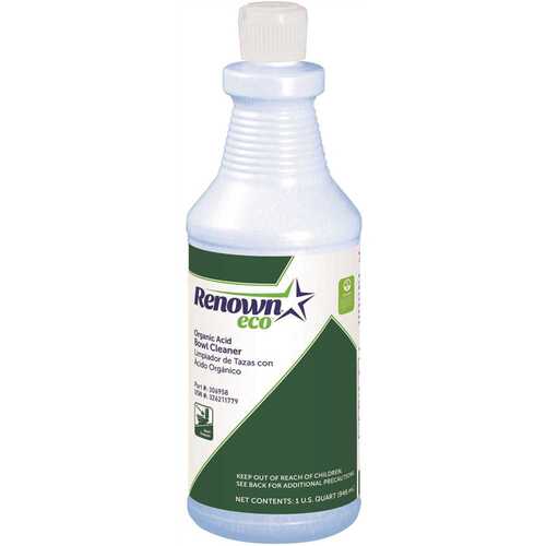 Renown HD1779-12HDSP Eco Organic Acid Bowl Cleaner, 32 oz.