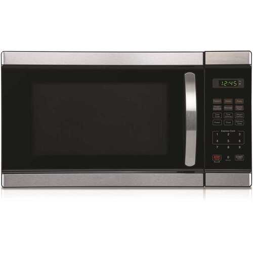 Seasons EM031M2SD Countertop Microwave Oven 1.1 Cu Ft Stainless Steel